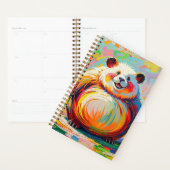 Panda d'ours géant abstrait coloré design (Devant avec enveloppe)
