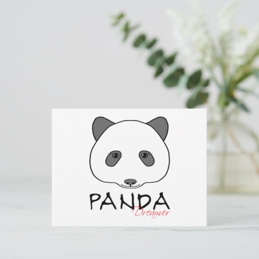 Panda Dreamweaver Briefkaart (Staand voorkant)