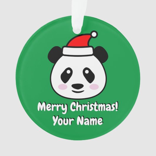 Panda du Père Noël (devant)