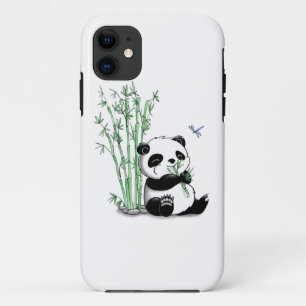 Panda Eating Bamboo iPhone 11 Hoesje