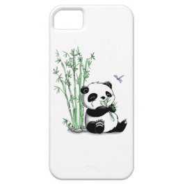 Panda Eating Bamboo iPhone 11 Hoesje