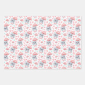 Panda Elephant Koala Love Wrapping Papier ensemble (Devant 3)