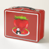 Panda en aardbeien (Voorkant)