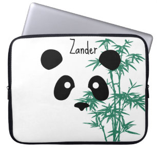 "Panda en Bamboe" Laptop Sleeve