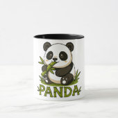 panda en bamboe mok (Midden)