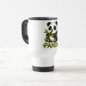 panda en bamboe reisbeker (Voorkant links)