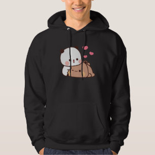 Panda en Brownie Beer Couple Hoodie
