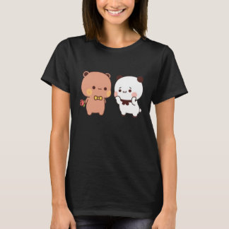 Panda en Brownie Beer Couple T-shirt