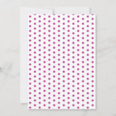 Panda en Casquette rose - Invitation d'anniversair (Dos)