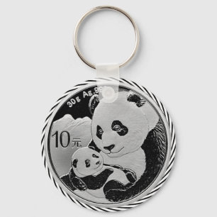 PANDA- EN CUB-MUNTEN SLEUTELHANGER