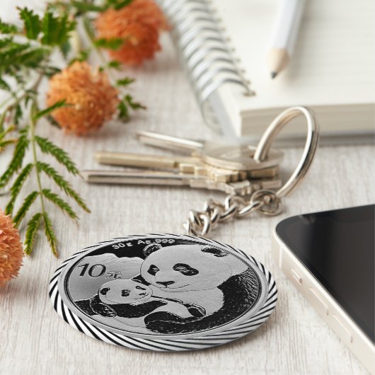 PANDA- EN CUB-MUNTEN SLEUTELHANGER (Zijkant)