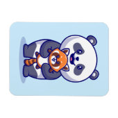 Panda en Fox Magneet (Horizontaal)