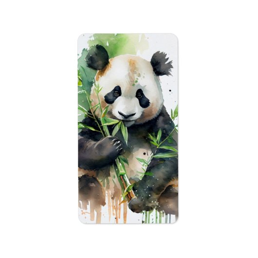 PANDA ETIKET (Voorkant)