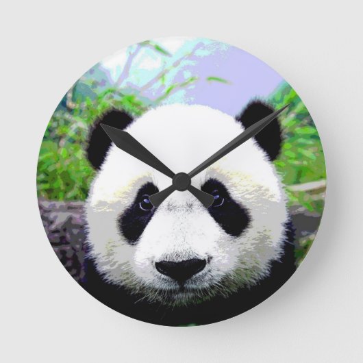 Panda Eyes Ronde Klok (Voorkant)