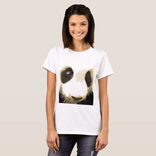 Panda Eyes T-shirt (Voorkant volledig)