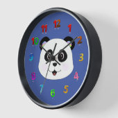 Panda Face Acrylic Wall klok (Hoek)