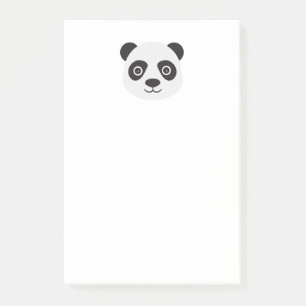 Panda Face Black en White Beer Post-it® Notes