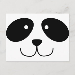 Panda Face Briefkaart