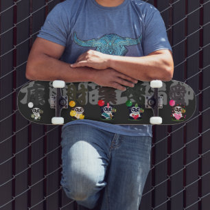 Panda face en colère 5 Dieux Skateboard