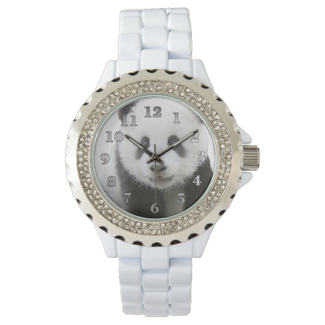 Panda Face Horloge (Voorkant)