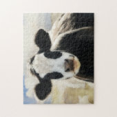 Panda Face Koe Art Boerderij Style Fun Puzzel (Verticaal)