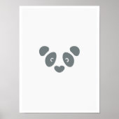 Panda Face Poster (Voorkant)