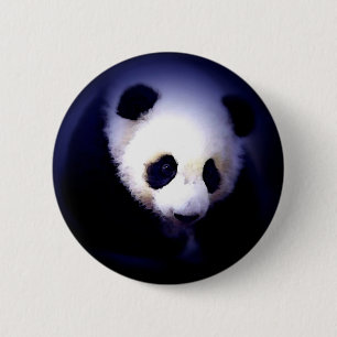Panda Face Ronde Button 5,7 Cm