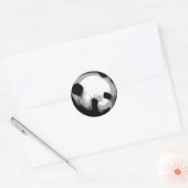 Panda Face Ronde Sticker (Envelop)