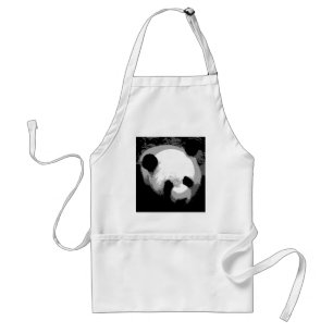 Panda Face Standaard Schort