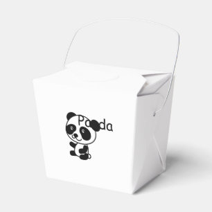 Panda Favor Boxes Bedankdoosjes