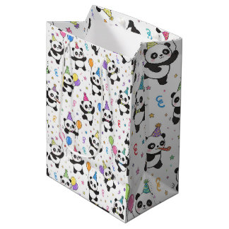 Panda Feestje Medium Cadeauzakje
