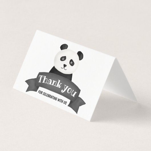 Panda fête d'anniversaire | MERCI (Front)