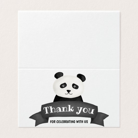 Panda fête d'anniversaire | MERCI (Outside Unfolded)