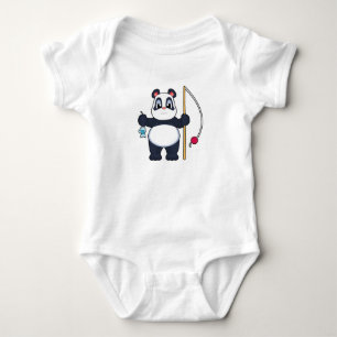 Panda Fisher Fish Vist Romper