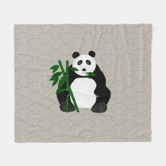 Panda Fleece Blanket Deken