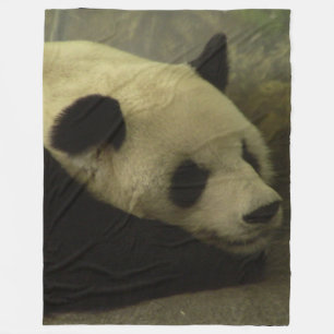 Panda fleece deken