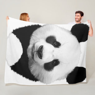 Panda Fleece Deken