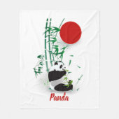 Panda fleece deken (Voorkant)