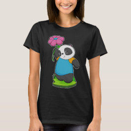 Panda Flower T-shirt