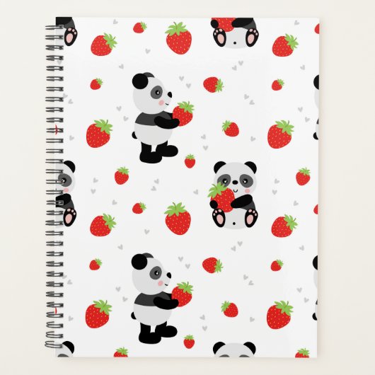 Panda fofo com morango (Devant)