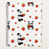 Panda fofo com morango planner (Voorkant)