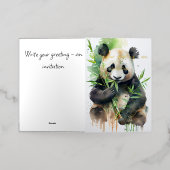 PANDA FOLIE WENSKAART (Buiten Laag)