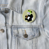 Panda Frog Pet Ronde Button 5,7 Cm (In situ)