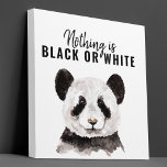 Panda Funky Moderne Noir Et Blanc Avec Citation<br><div class="desc">Panda Funky Moderne Noir Et Blanc Avec Citation</div>