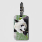 Panda géant 1 . étiquette bagage (Devant Vertical)