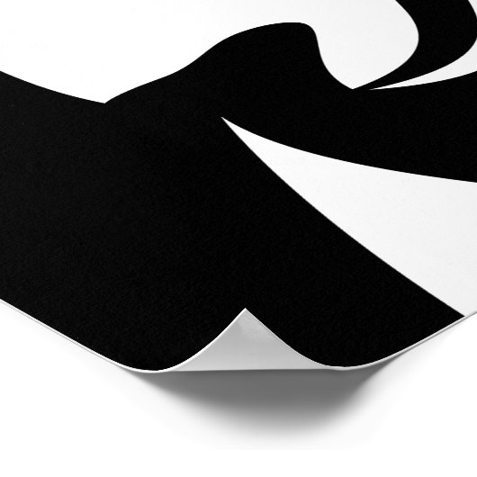 Panda Géant Avec Poster Texte (Coin)