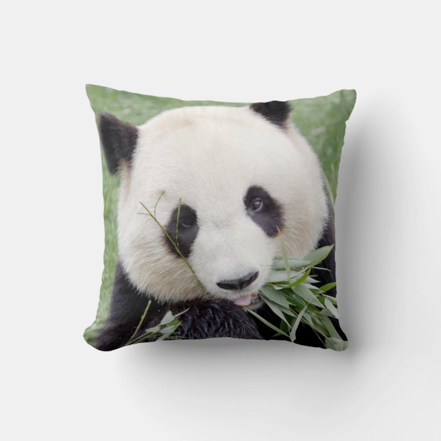 panda géant coussin photo 3. (Recto)
