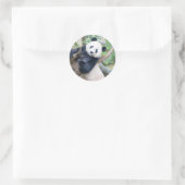 Panda géant dans un Stickers Arbre (Sac)