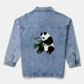 Panda géant mange nom bambou (Verso)
