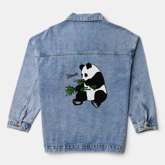Panda géant mange nom bambou (Verso)